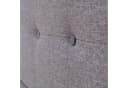 Homestyle4u Polsterbett Grau Gestepptes Kopfteil Lattenrost Bild 5