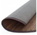 Homestyle4u Bambusteppich Dunkelbraun Rund Bild 4