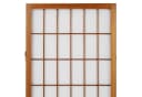 Homestyle4u Paravent Raumteiler 3-teilig Braun Weiß Shoji Holz Bild 5