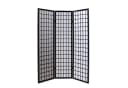 Homestyle4u Paravent Raumteiler Shoj Schwarz Spanische Wand Bild 3