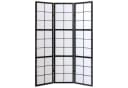 Homestyle4u Paravent Holz Raumteiler Shoji Schwarz Weiß Bild 4