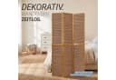 Homestyle4u Paravent 3-fach Raumteiler Holz Braun Bild 5