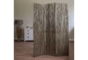 Homestyle4u Paravent Raumteiler Weide Grau 3-teilig Bild 1