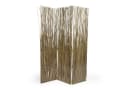 Homestyle4u Paravent Raumteiler Weide Grau 3-teilig Bild 2