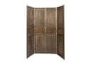 Homestyle4u Paravent Raumteiler Holz Braun 4-teilig faltbar Bild 1
