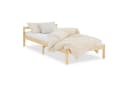Homestyle4u Palettenbett 90x200 Kiefer Natur mit Lattenrost Bild 2