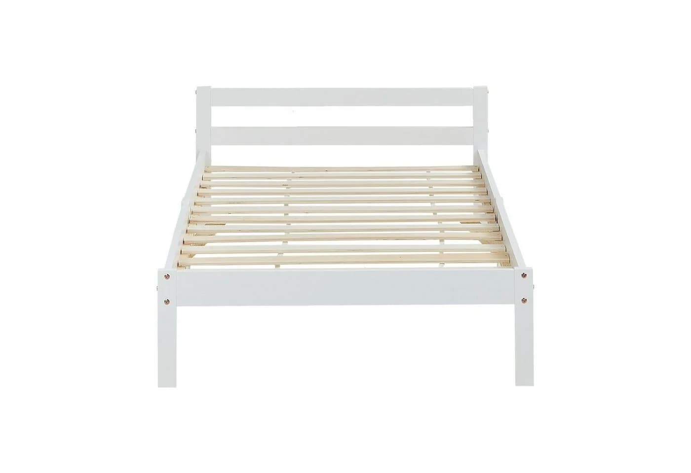 Homestyle4u Palettenbett Kiefer Natur Lattenrost Set - Bild 3