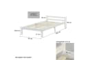Homestyle4u Palettenbett Kiefer Natur Lattenrost Set Bild 4