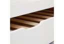 Homestyle4u Ausziehbett 90x200 Weiß Holz mit 2 Lattenrosten Bild 5