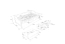 Homestyle4u Stauraumbett 90x200 Weiß Massivholz mit Schubladen Bild 4
