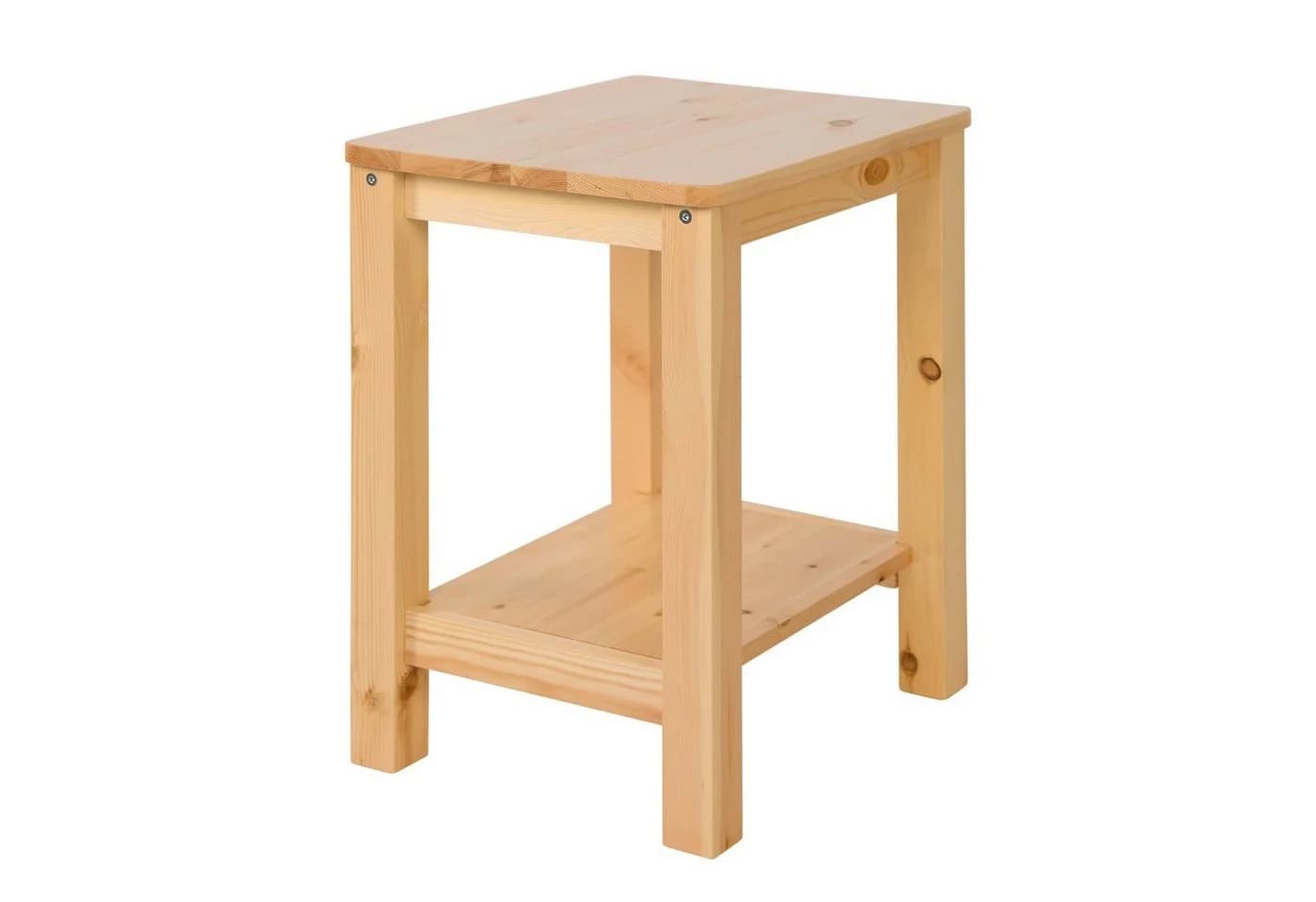 Homestyle4u Nachttisch Kiefernholz Natur - Bild 2