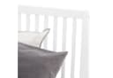 Homestyle4u Holzbett 140x200 Weiß mit Kopfteil und Lattenrost Bild 5