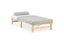 Homestyle4u Palettenbett Massivholz Kiefer Modern Skandi Style Bild 2