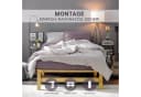 Homestyle4u Palettenbett Massivholz Kiefer Modern Skandi Style Bild 3