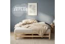 Homestyle4u Palettenbett Kiefernholz bodennah mit Lattenrost Bild 5