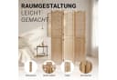 Homestyle4u Paravent Raumteiler Holz Natur 3-teilig faltbar Bild 3