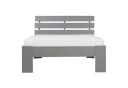 Homestyle4u Massivholzbett Grau mit Lattenrost Modern Bild 4