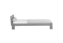 Homestyle4u Massivholzbett Grau mit Lattenrost Modern Bild 5