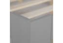 Homestyle4u Doppelbett Grau Massivholz mit Lattenrost Bild 5