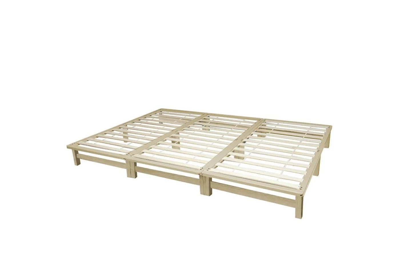 Homestyle4u Familienbett XXL 270x200 cm Kiefernholz Natur - Bild 2