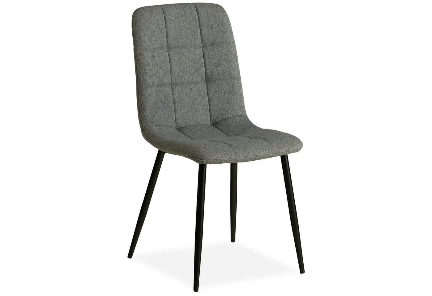 Homestyle4u Esszimmerstuhl Grau Leinen Metallbeine Modern - Bild 2