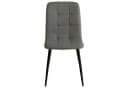 Homestyle4u Esszimmerstuhl Grau Leinen Metallbeine Modern Bild 4