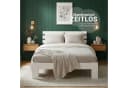 Homestyle4u Holzbett 120x200 Doppelbett Weiß Kiefer Massiv Bild 5