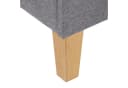 Homestyle4u Polsterbett 140x200 Grau Futonbett Komplett-Set Bild 5