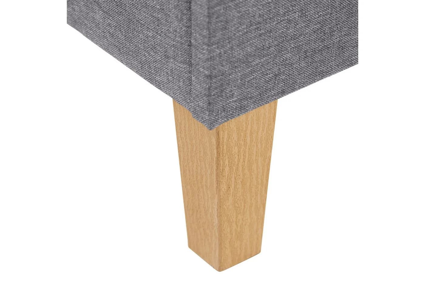 Homestyle4u Polsterbett 140x200 Grau Futonbett Komplett-Set - Bild 5