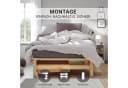Homestyle4u Palettenbett Kiefer mit Stauraum Bild 1