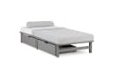 Homestyle4u Palettenbett Grau mit Bettkasten & Lattenrost Bild 3