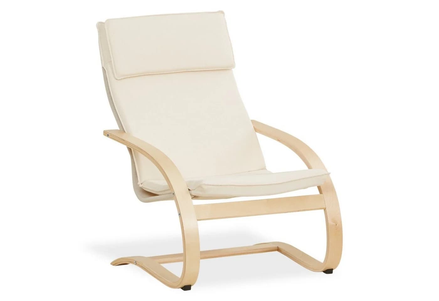 Homestyle4u Relaxsessel Schwingsessel Natur Beige - Bild 2