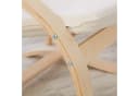 Homestyle4u Relaxsessel Schwingsessel Natur Beige Bild 5