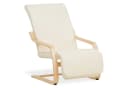 Homestyle4u Relaxsessel Beige gepolstert verstellbar Bild 2