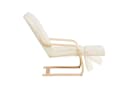 Homestyle4u Relaxsessel Beige gepolstert verstellbar Bild 4