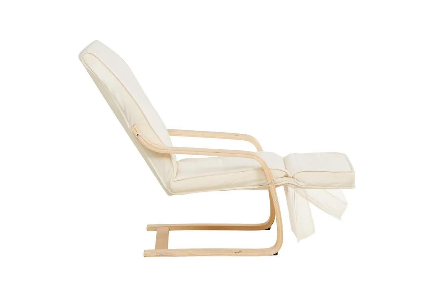 Homestyle4u Relaxsessel Beige gepolstert verstellbar - Bild 4