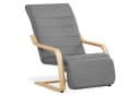 Homestyle4u Relaxsessel Grau Verstellbar Abnehmbarer Bezug Bild 2