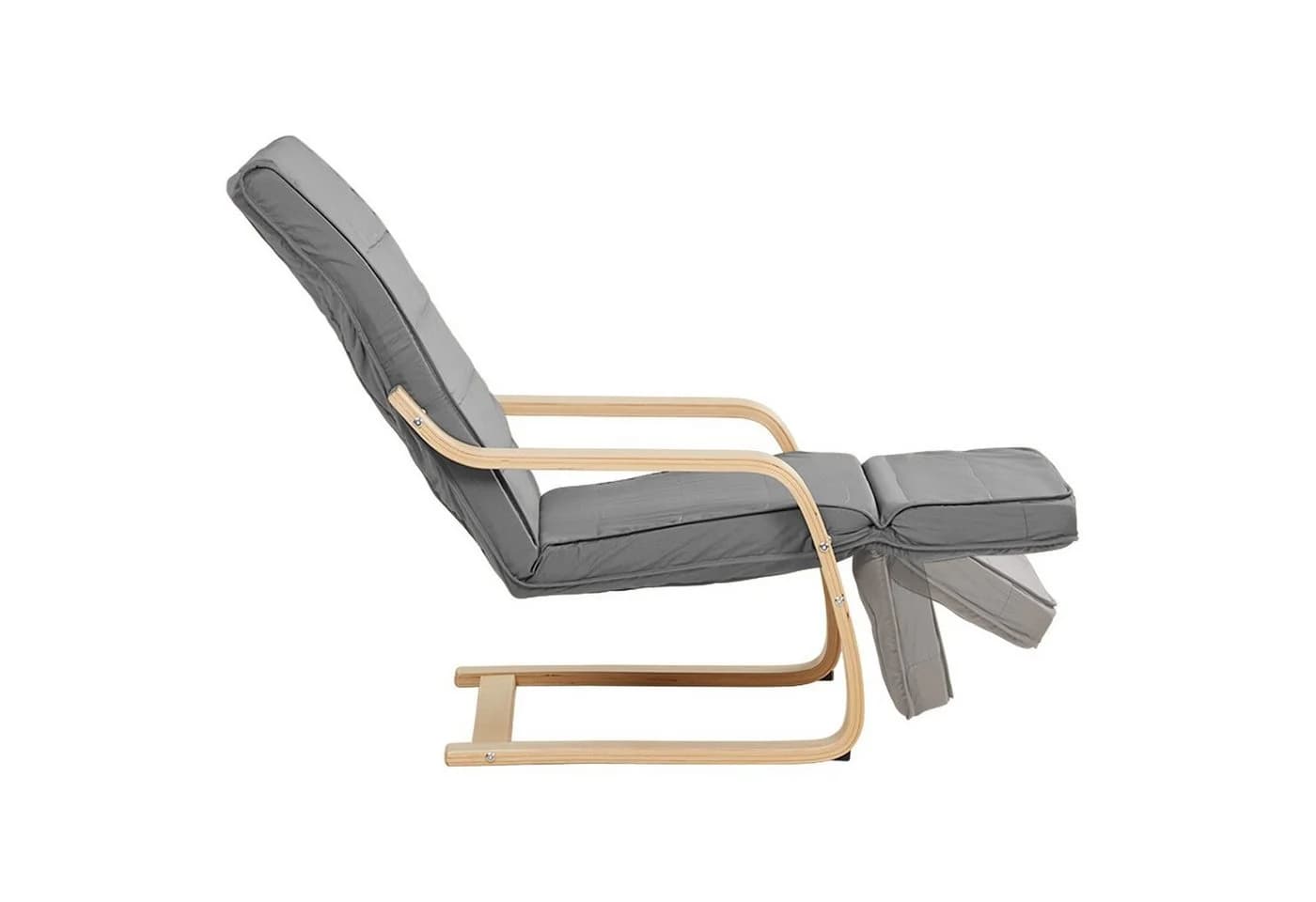 Homestyle4u Relaxsessel Grau Verstellbar Abnehmbarer Bezug - Bild 4