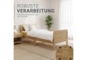 Homestyle4u Funktionsbett 120x200 cm höhenverstellbar Braun Natur Bild 5
