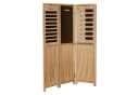 Homestyle4u Paravent Raumteiler 3-teilig Holz mit Tafel und Wochenplaner Bild 5
