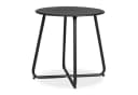 Homestyle4u Beistelltisch Rund Metall Schwarz Bild 2