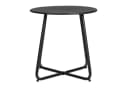 Homestyle4u Beistelltisch Rund Metall Schwarz Bild 4