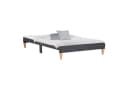 Homestyle4u Polsterbett Grau Futonstil 140x200 cm Bild 2