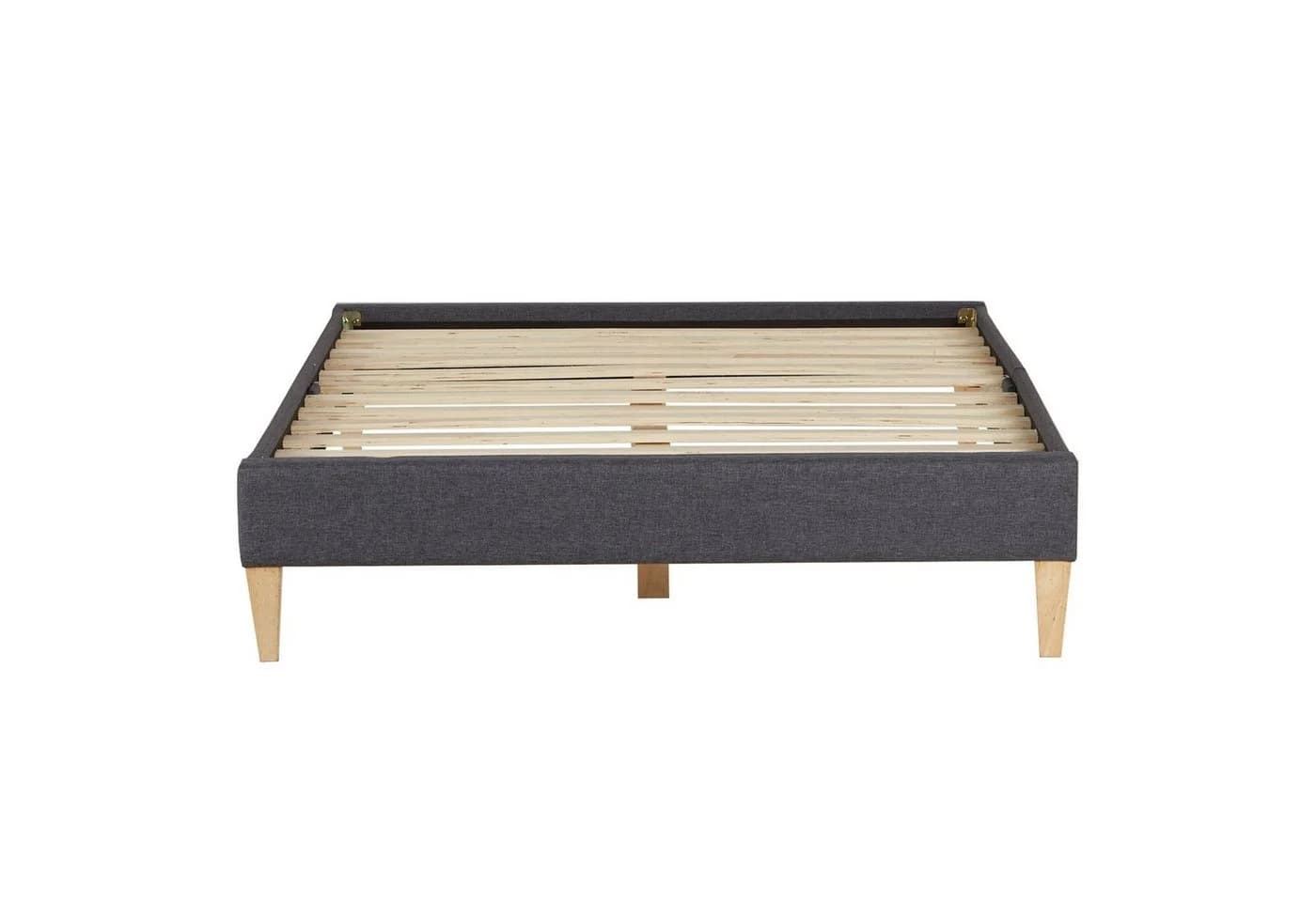 Homestyle4u Polsterbett Grau Futonstil 140x200 cm - Bild 4