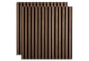 Homestyle4u Akustikpaneel Braun Holz 3D Wandverkleidung Bild 1