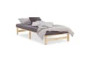 Homestyle4u Palettenbett 100x200 cm Kiefernholz mit Lattenrost Bild 2