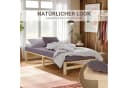 Homestyle4u Palettenbett 100x200 cm Kiefernholz mit Lattenrost Bild 5