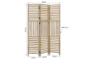 Homestyle4u Paravent Raumteiler Holz Natur 3-teilig faltbar Bild 5
