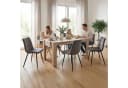 Homestyle4u Esstisch Grau Eiche Modern Kompakt Bild 2