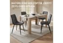 Homestyle4u Esstisch Grau Eiche Modern Kompakt Bild 4